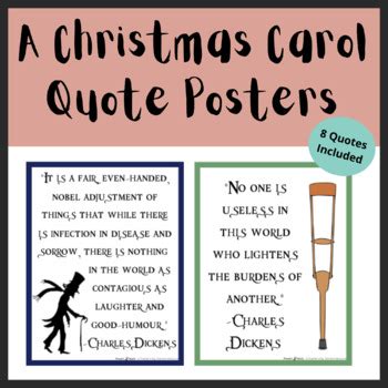 A Christmas Carol Quote Posters By Powers Teach Tpt