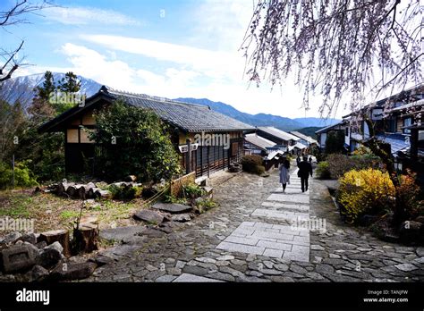 Old Japanese Village With Traditional Houses Hi Res Stock Photography