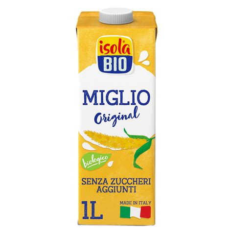 Bevanda Vegetale Miglio Original Isola Bio Agricoltura Biologica