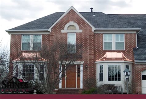 Copper Bay Window Façade Washington D C par Shiner Exteriors