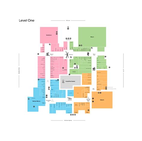 NorthPark Center Map - All Maps