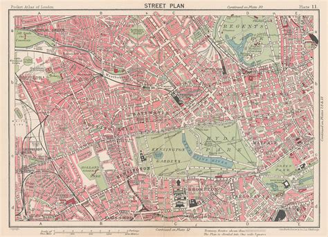 John Bartholomew & Son, West London, 1929 | The Map House
