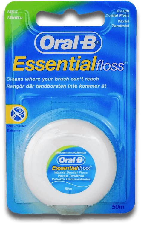 Buy Oral B Essential Dental Floss Mint 50m Best Prices Online Uk Meds