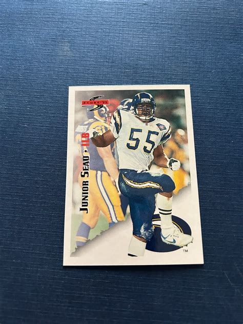 1995 Score Football Junior Seau 167 HOF Set Break NM MT EBay