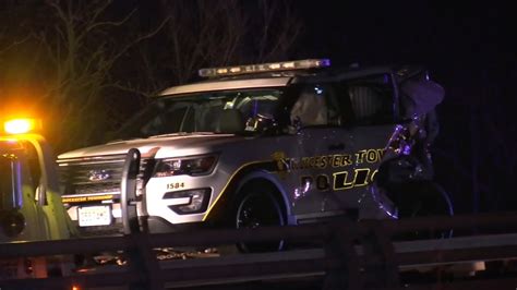 Gloucester Twp Police Officer Injured In Overnight Crash 6abc