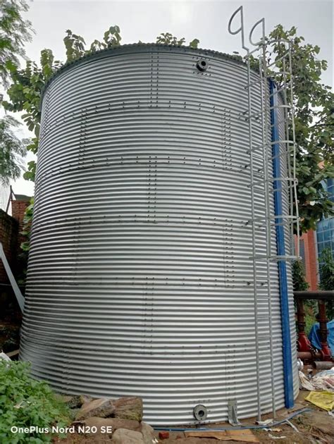 Raw Water Zincalume Tank At Rs Litre Zinc Aluminium Water Tank In