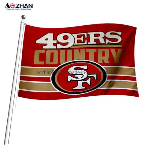 Hot Style 100 Polyester Outdoor Nfl Team Banner San Francisco 49ers