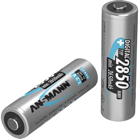 Ansmann Digital HR06 akumulátor AA Ni MH 2650 mAh 1 2 V 2 ks Půhy cz