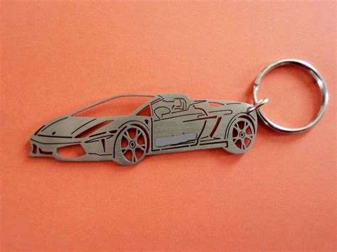 Key chain for Lamborghini Car Keychain Keyring for | Etsy