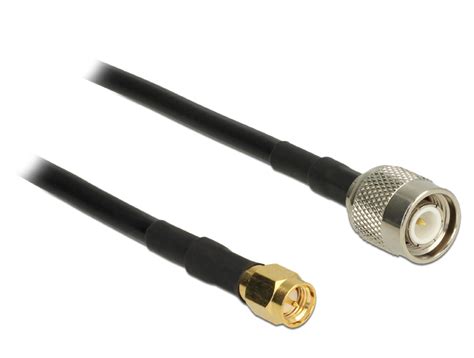 DeLOCK Antenna Cable TNC Plug SMA Plug CFD200 10 M Low Loss 89498