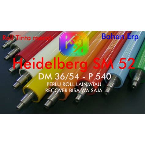 Jual Roll Tinta Heidelberg Sm Part Mesin Cetak Offset Roll Tinta