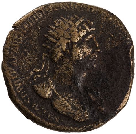 Dupondius Hadrian PONT MAX TR POT COS FORT RED SC Fortuna