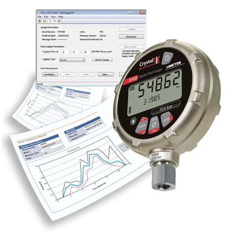 Crystal Xp I Datalogging Digital Pressure Gauge With Datalogger Xp