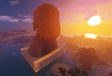 Amelia Watson Minecraft Monument Rhololive