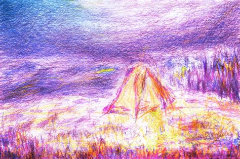 Croquis Avec Des Crayons Et Des Crayons De Couleur Image Stock Image