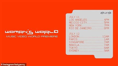 Katy Perry Models A Skimpy Bikini That Flashes Her Abs As She Teases Her New Woman S World Video