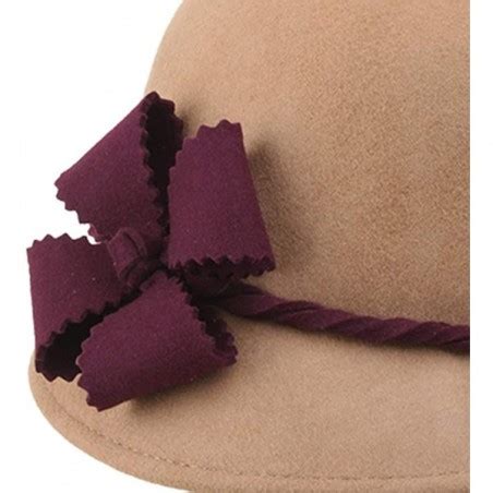 Wool Vintage Felt Cloche Bucket Bowler Hat Winter Women Church