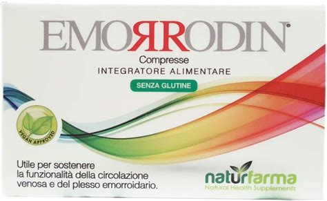 Emorrodin 30 Compresse Con Diosmina E Esperidina Integratore Utile Per