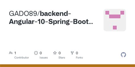 Github Gado89backend Angular 10 Spring Boot Crud Full Stack