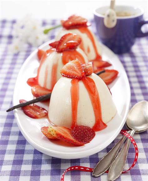 Panna Cotta Mit Erdbeerso E Rezept Lecker