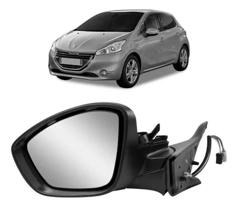 Retrovisor Elétrico Pisca Peugeot 208 2015 2016 Le Parcelamento