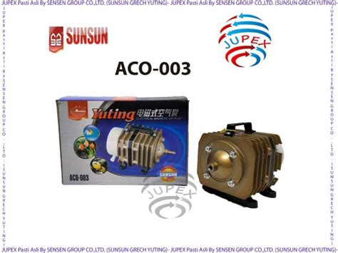 Promo Aerator Sunsun Yuting Aco 003 Air Pump Pompa Udara Aquarium Kolam