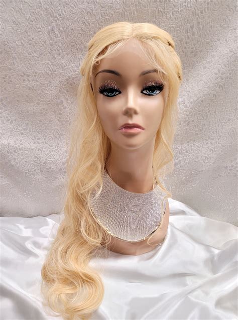 Ssw Daenerys Targaryen Season 3 Wig Game Of Thrones Blonde Custom Wig Handmade Styled Wigs