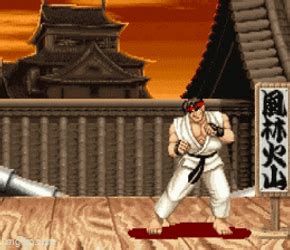 Street Fighter Ryu Hadouken GIF | GIFDB.com