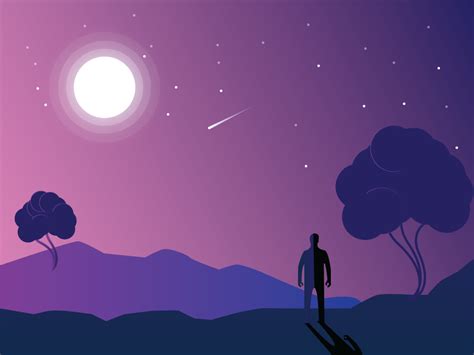 Night Scene by kuljot singh on Dribbble