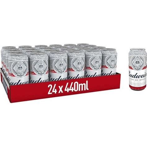 Buy Budweiser Lager Beer Cans 24 X 440ml Online 365 Drinks