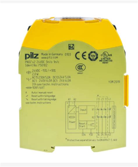 Pole Pilz Pnoz S Series Of Safety Relay At In