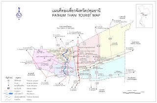 Pathum Thani Map Thailand Travel Tour Maps Pathum Thani Map