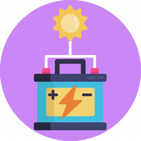 Solar Energy Battery Charging Solar Energy Icon Download On Iconfinder