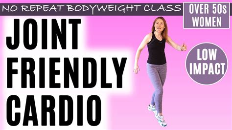 30 Minute Joint Friendly Bodyweight Workout For Women Over 50 No Repeats Lively Ladies