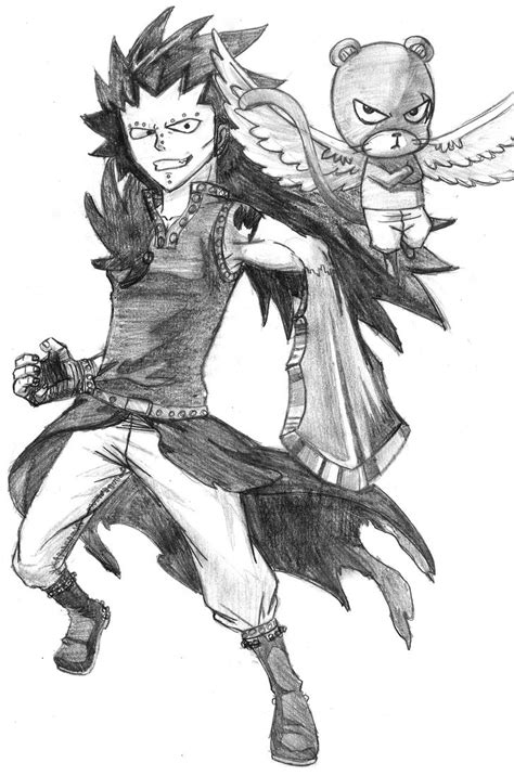 Gajeel Redfox and Panther Lily by Hachirocks on DeviantArt