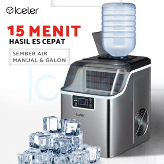 Jual Iceler Mesin Es Cube Pembuat Es Batu Kg Per Jam Shopee