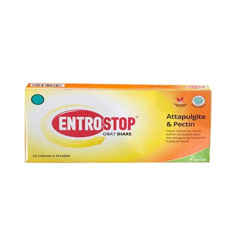 Entrostop 20 Tablet Kegunaan Efek Samping Dosis Dan Aturan Pakai