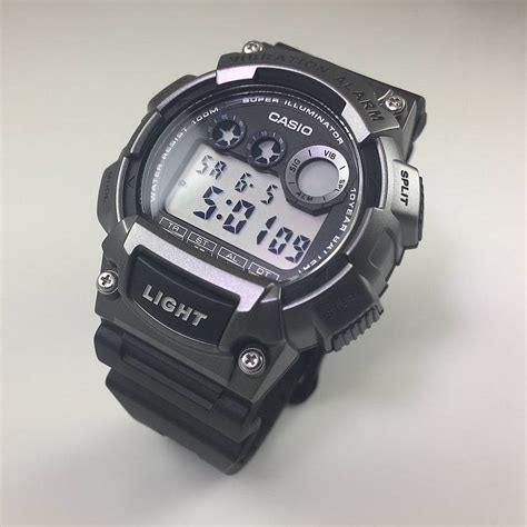 Men S Casio Digital Sports Vibration Alarm Watch W H A