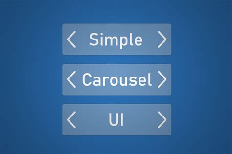 Simple Carousel Ui Element Gui Tools Unity Asset Store