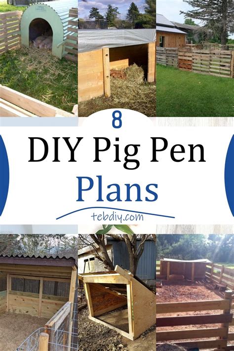 DIY Pig Pen Plans That Aren't Less Than A Home - Teb DIY