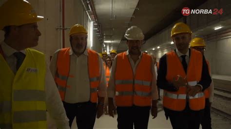 Salvini Al Cantiere Della Nuova Stazione Interrata Di Capurso Delle