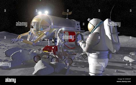 Landing area on moon surface hi-res stock photography and images - Alamy