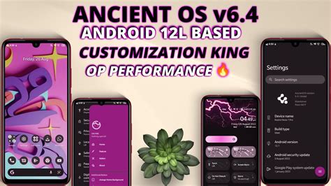 Ancient OS 6 4 For Redmi Note 7 Pro Ancient OS V6 4 Android 12L