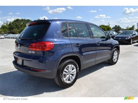 2013 Night Blue Metallic Volkswagen Tiguan S 68223648 Photo 2