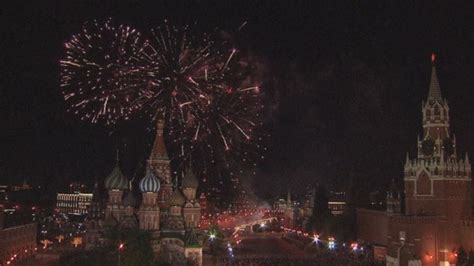 Russia Fireworks Light Up Moscow Skyline For Victory Day Video Ruptly