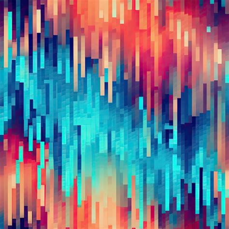 Premium Ai Image Patterns With A Digital Glitch Effect