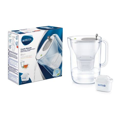 Brita Carafe Filtrante Style Grise Filtre Maxtra Inclus Pas Cher