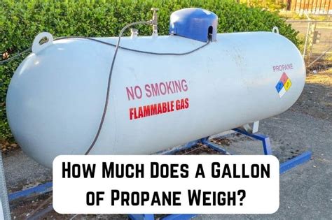 How Many Lbs In A Gallon Of Propane Gas