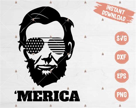 Abraham Lincoln America Svg Cut File Svg Baby