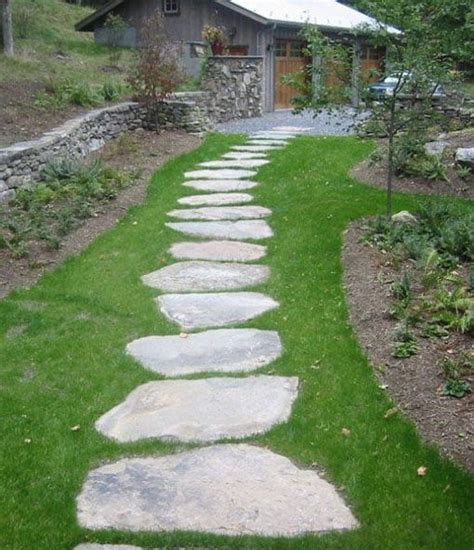 Garden Path Stepping Stones New England Fieldstone Walkway